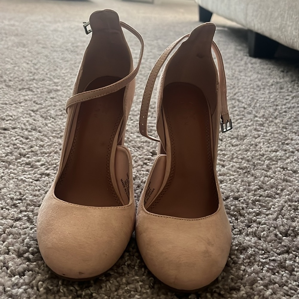 ASOS cream/pale pink Heels - Picture 2 of 3